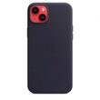 Husa Originala iPhone 14 Plus Apple Leather, MagSafe, Ink