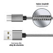 Lemontti Set Cabluri Bending Aluminum USB-A la Type-C 0.5m + 1m