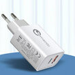 Lemontti Incarcator Retea Fast Charge 20W 2 porturi PD Type-C + USB-A Quick Charge 3.0 Alb