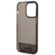 Husa iPhone 14 Pro Max Guess Camera Outline Translucent Negru