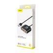 Adaptor USB3.0 la USB3.0+USB2.0x3 Baseus Square Round 4 in 1 1m Black