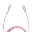 Cablu MicroUSB Mcdodo Zn-Link Silver Pink (1.5m, 2.4A max)