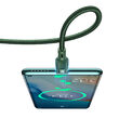 Cablu 3 in 1 Lightning & MicroUSB & Type-C Mcdodo Super Fast Charging Green (5A, 1.2m)