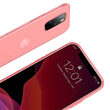 Husa iPhone 11 Pro Baseus Liquid Silica Gel Protective Clear Red