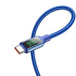 Cablu Borofone BU32 Exclusive 100W Type-C la Type-C, 1.2m, Albastru