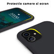 Husa iPhone 11 Pro Lemontti Liquid Silicon Black