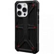 Husa iPhone 14 Pro UAG Monarch Series Kevlar Black, military drop tested
