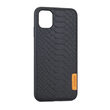 Husa iPhone 11 Pro Max Meleovo Python Black (placuta metalica integrata)