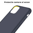 Husa iPhone 11 Pro Max Lemontti Liquid Silicon Dark Blue