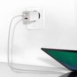 Incarcator Retea Baseus GaN2 Lite Dual Port Type-C, USB, Quick Charger, 65W White