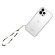 Snur / Pandantiv telefon Guess Heishi Beads Alb / Negru