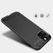 Husa iPhone 11 Pro Lemontti Carbon Negru