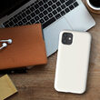 Husa iPhone 11 Pro Max Lemontti Liquid Silicon Stone
