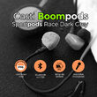 Casti Boompods Sportpods Race Dark Grey (in-ear, bluetooth, clip-on remote control, sweat resistant)