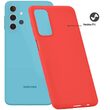 Husa Samsung Galaxy A32 5G Lemontti Silicon Silky Rosu