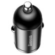 Incarcator Auto Port USB Baseus Tiny Star Mini Quick Charge Gray