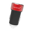 Lemontti Set Incarcator Auto 3.1A 2 porturi USB-A si cablu MicroUSB 1m Negru / Rosu
