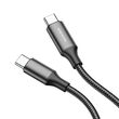 Cablu Borofone BU32 Exclusive 100W  Type-C la Type-C, 1.2m, Negru