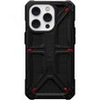 Husa iPhone 14 Pro UAG Monarch Series Kevlar Black, military drop tested