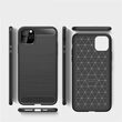 Husa iPhone 11 Pro Lemontti Carbon Negru