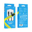 Cablu Borofone BU17 Starlight USB la MicroUSB, 1.2m, Negru
