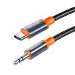 Cablu Type-C la Jack 3.5mm Mcdodo Castle Series 1.8m Black