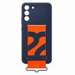 Husa Originala Samsung Galaxy S22 Plus Silicone Cover with Strap Navy