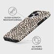Husa iPhone 14 Pro Burga Dual Layer Almond Latte