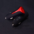 Incarcator Auto 2.1A Mcdodo USB Black Mask Red