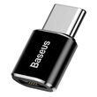 Adaptor Type-C la MicroUSB Baseus Mini Black