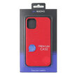 Husa iPhone 11 Pro Max Meleovo Saffiano Magnetic Red (placuta metalica integrata)