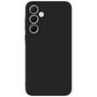 Lemontti Husa Silicon Soft Slim Samsung Galaxy A35 Negru (material mat si fin, captusit cu microfibra)