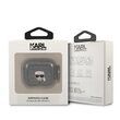 Husa Airpods 3 Karl Lagerfeld Glitter Karl's Head Negru
