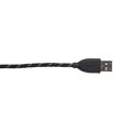 Cablu MicroUSB & Lightning MFI Boompods Duo Black (1m, impletitura textila)