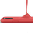 Husa iPhone 11 Pro Lemontti Liquid Silicon Red