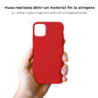 Husa iPhone 11 Pro Lemontti Liquid Silicon Red