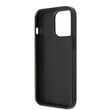 Husa iPhone 13 Pro Guess 4G Saffiano Double Card Negru