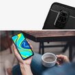 Husa Xiaomi Redmi Note 9 / Redmi 10X 4G Lemontti Carbon Case Flexible Negru