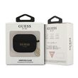 Husa Airpods Pro Guess Silicon 4G Charms Negru