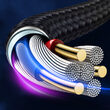 Cablu 3 in 1 Lightning & MicroUSB & Type-C Mcdodo Mamba Series Black (max 3A, 1.2m)