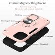 Husa iPhone 12 Mini Lemontti Armour Series 2 in 1 Wine Red