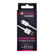 Cablu USB MicroUSB Procell 1m, Alb