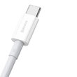 Cablu USB la Type-C Fast Charging Baseus Superior Series White
