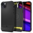 Husa iPhone 14 Plus Spigen Rugged Armor MagSafe Matte Black