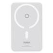 Baseus Acumulator extern MagPro Magnetic 5000mAh, 20W, MagSafe, USB-C, cablu Type-C, 3A, 30cm, Alb