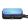 Mcdodo Acumulator Extern FreeKit Series 5000mAh, 22.5W, cablu si conector USB-C incorporate, Negru