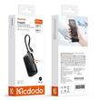 Mcdodo Acumulator Extern FreeKit Series 5000mAh, 22.5W, cablu si conector USB-C incorporate, Negru
