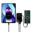 Baseus Acumulator extern Q Pow Digital Display Incarcare Rapida, QC/PD, 10000mAh, 22.5W, cablu integrat Type-C, Negru