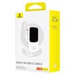 Baseus Acumulator extern QPow Pro+ 10000mAh, 22.5W, Lightning, 2xType-C, USB, cablu USB-C, Alb
