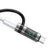 Mcdodo Adaptor Lightning la Type-C 60W, Pigeon Series, carlig din silicon, aliaj de aluminiu, afisaj LED HD, Negru